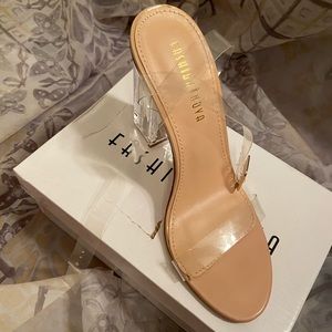 Clear High Heels